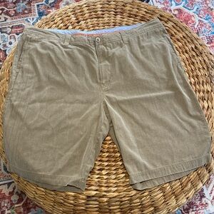 Tommy Bahama Men's Khaki Flat Front Shorts size 42